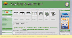 Desktop Screenshot of garten-magie.de